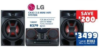 Russells LG CK43 2,0 Mini Hifi System offer