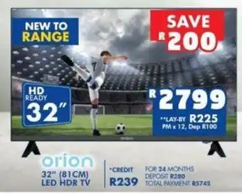 Russells ORion 32" 81 cm LED HDR TV offer