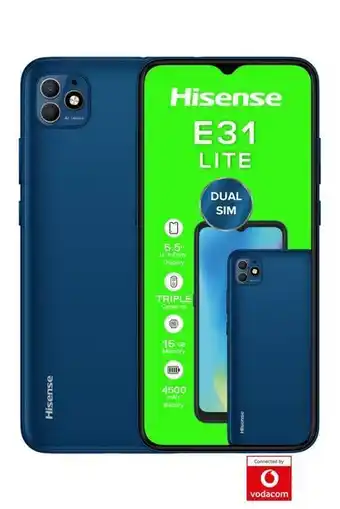MRP Hisense e31 lite blue offer