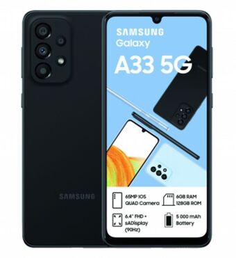 Vodacom Samsung galaxy a33 5g ds - red 500mb 50min offer