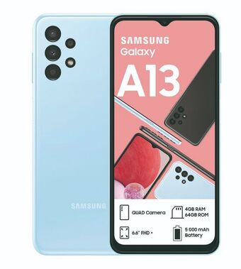 Samsung galaxy a13 5g ds - red 500mb 50min - topup