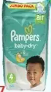 Africa Cash and Carry Pampers J/Pk No.4 Maxi 57953 offer