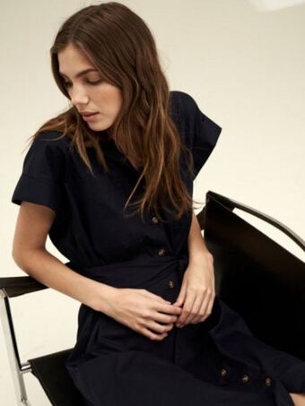 Boyfriend shirt dress