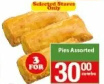 Check Save 3 x Pies Assorted combo offer