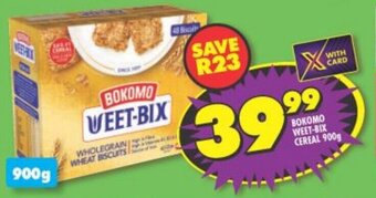 Shoprite Bokomo Weet-Bix Cereal 900g offer