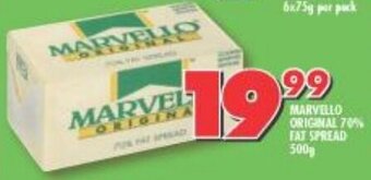 Shoprite Marvello Original 70% Fat Spread 500g offer