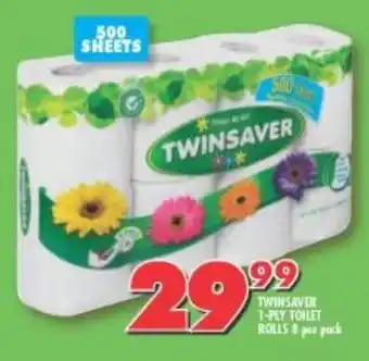 Shoprite Twinsaver Toilet Rolls 8 rolls per pack offer