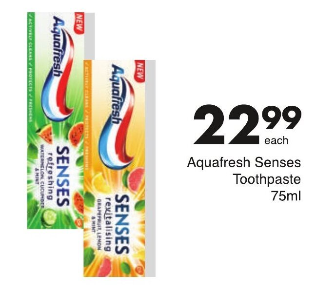 Aquafresh Senses Toothpaste 75ml offer at Save