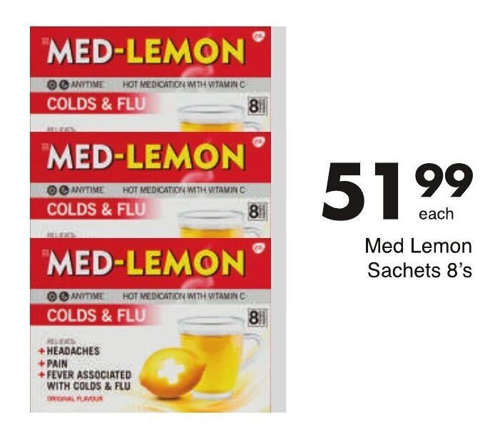 MedLemon Sachet 8's offer at Save