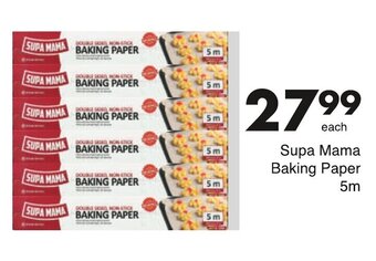 Save Supa Mama Baking Paper 5m offer