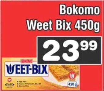 Advance Cash n Carry Bokomo Weet-Bix 450g offer