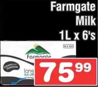Advance Cash n Carry Farmgate Long Life Full Cream Milk 1L x 6's offer