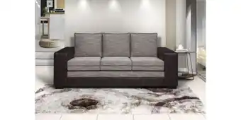 Russells Lola 3 seater couch, brown offer