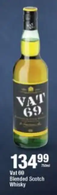 Checkers Liquor Shop Vat 69 Blended Scotch Whisky offer