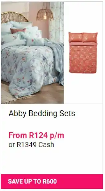 HomeChoice Abby Bedding Sets offer