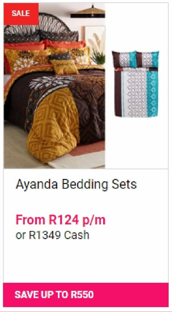 Ayanda Bedding Sets offer at HomeChoice