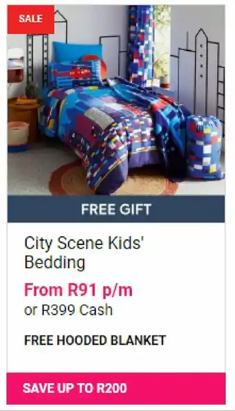 HomeChoice City Scene Kids' Bedding offer