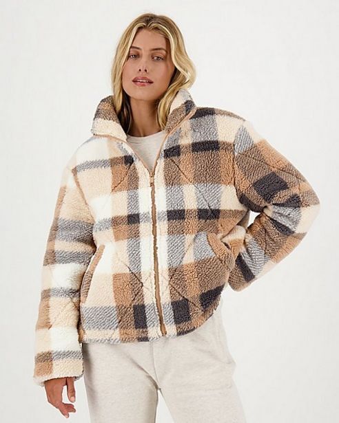 melany sherpa bomber jacket 