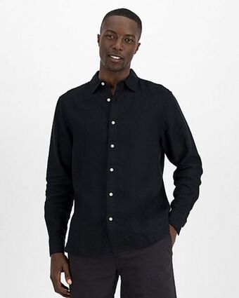 Cape Union Mart Old khaki men's preston regular fit linen shirt offer
