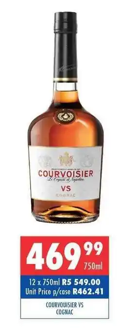 Courvoisier VS Cognac 750ml