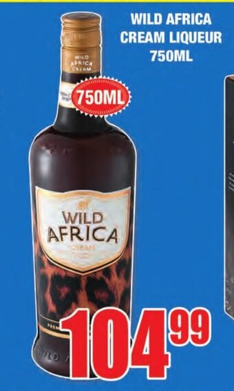 Wild Africa Cream Liqueur 750ml