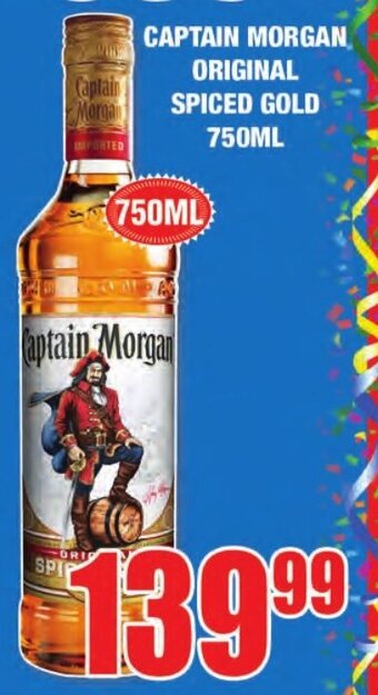 Captain Morgan Original Spiced Gold 750ml