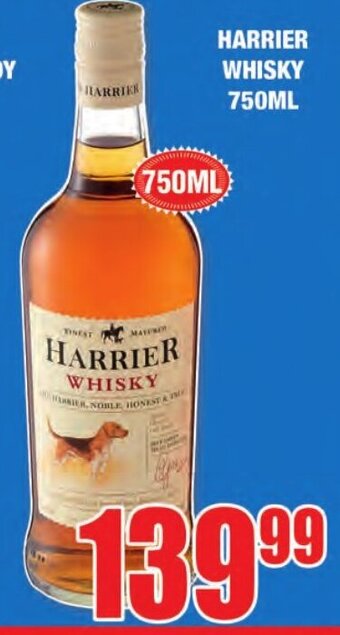Boxer Liquors Harrier Whisky 750ml offer