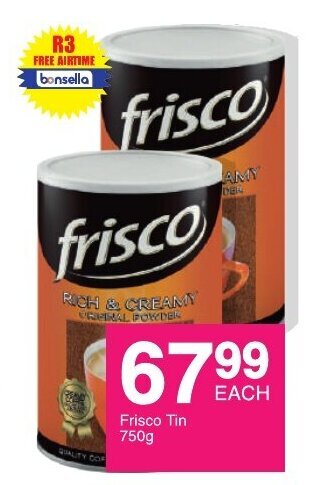 Save Frisco Tin 750g offer