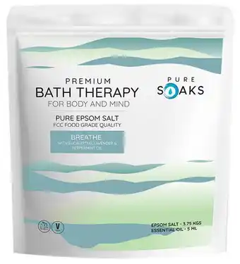 Faithful to Nature Pure soak bath therapy salts - breathe offer