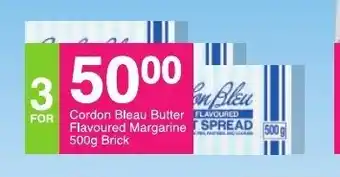 Save Cordon Bleau Butter Flavoured Margarine 500g Brick offer