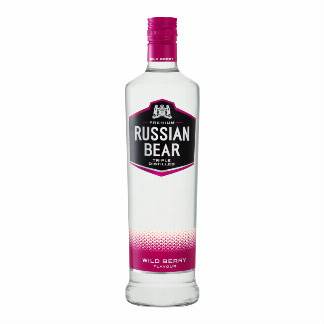 Russian bear premium triple distilled wild berry (1x750ml)