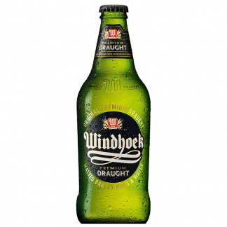 Windhoek draught non-returnable bottle (24x440ml)
