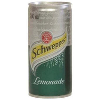 Schweppes lemonade can 200ml