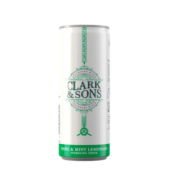 Clark & sons basil & mint lemonade 250ml