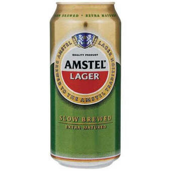 Norman Goodfellows Amstel lager can 440ml offer