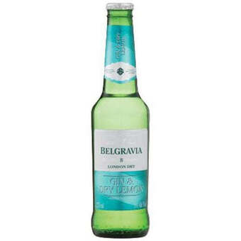 Belgravia gin & dry lemon 275ml