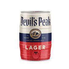 Norman Goodfellows Devils peak lager party 5l keg [liq] offer