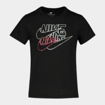 Sportscene Nike boys futura black t-shirt offer