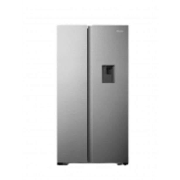 Hisense 514lt stainless steel side by side fridge freezer h670siawd