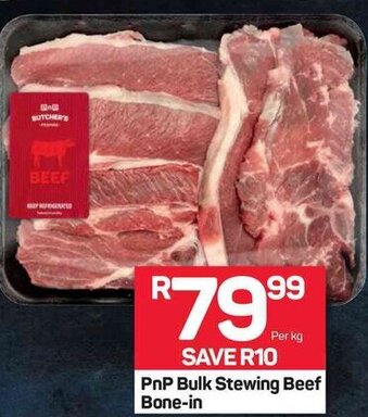 Pick n Pay PnP Bulk Stewing Beef Bone-In offer