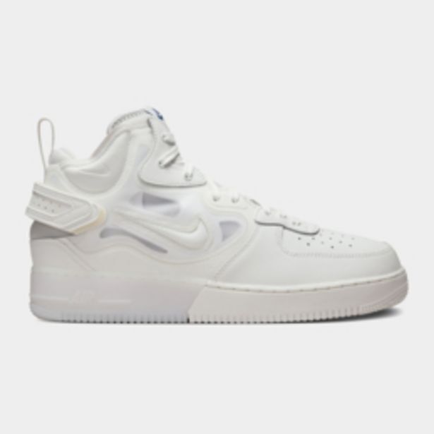 Nike men's air force 1 mid react white sneaker offer at Sportscene