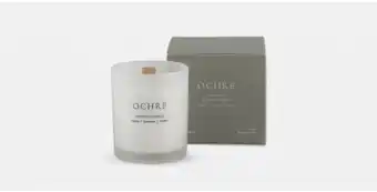 Ochre scented candle