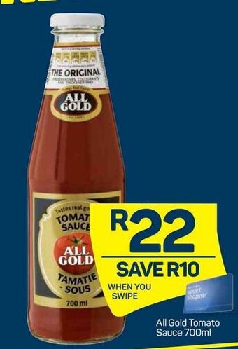 Pick n Pay All Gold Tomato Sauce 700ml offer