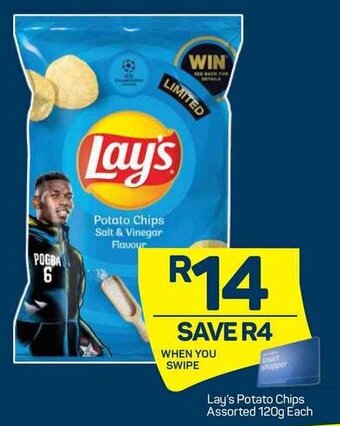 Pick n Pay Lay's Potato Chips Assorted 120g offer