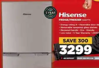 HiFi Corp Hisense Fridge/Freezer H220TTS offer