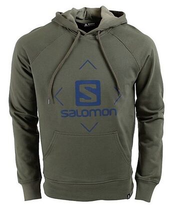 Salomon men's boxed-in pull-over hoodie