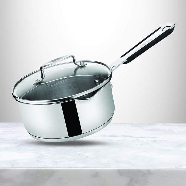 16cm jamie oliver premium stainless steel saucepan with lid offer at