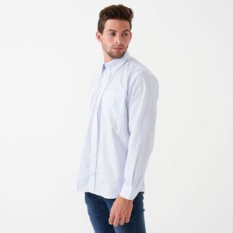 Men's cotton blend long sleeve shirt
