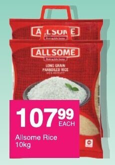 Save Allsome Rice 10kg offer