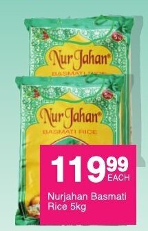 Nurjahan Basmati Rice 5kg